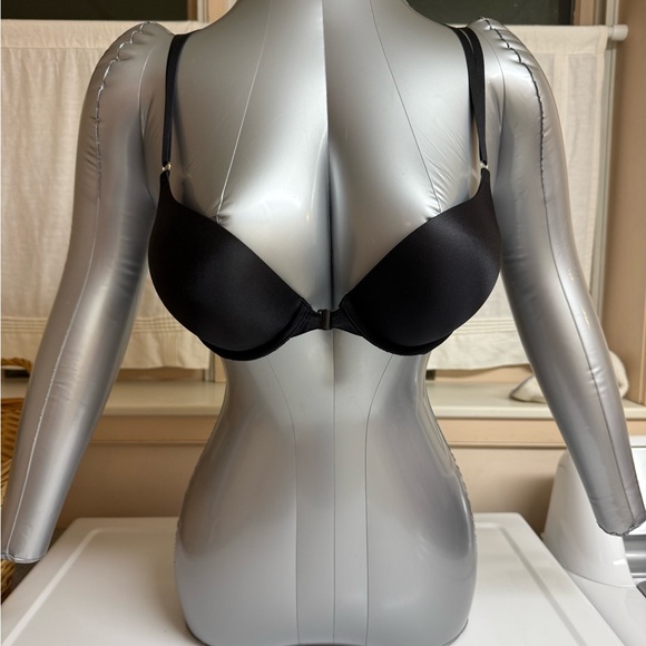 Victoria's Secret Black Strappy Add-2-Cups Smooth Plunge Bra - Picture 3 of 7